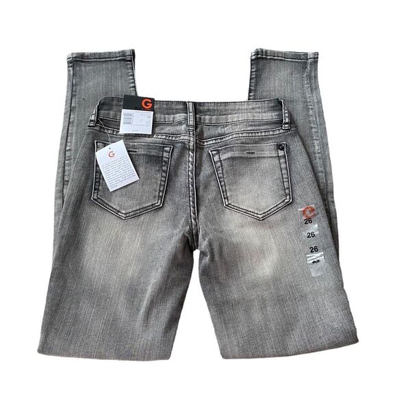 G by Guess Suzette Super Skinny Black Asphalt Wash Jeans Size 26 - Picture 5 of 14